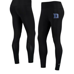 Women's Nike Black Duke Blue Devils One Performance Tights Leggings Size XS
